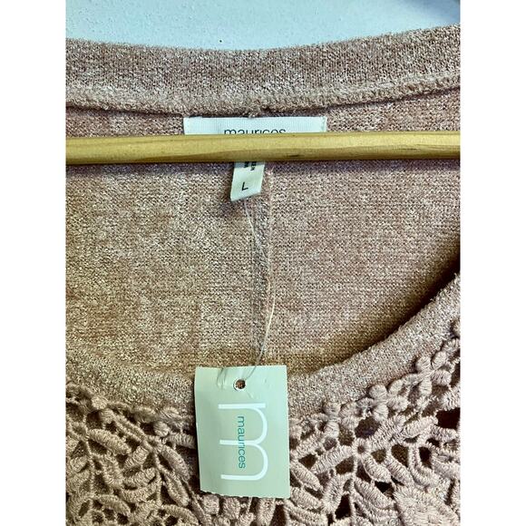 Maurice’s Pink Sweater Size Large. - Picture 5 of 5